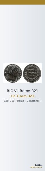 RIC VII Rome 321 — CANOA