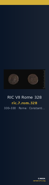 RIC VII Rome 328 — CANOA