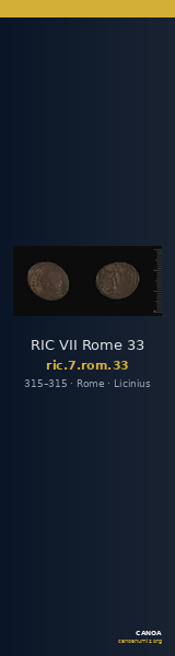 RIC VII Rome 33 — CANOA