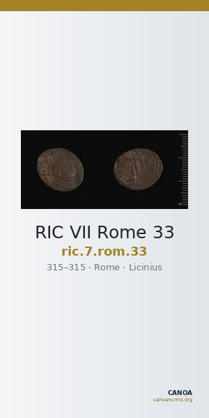 RIC VII Rome 33 — CANOA