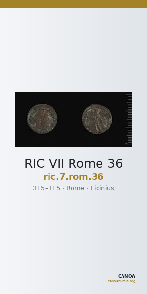 RIC VII Rome 36 — CANOA