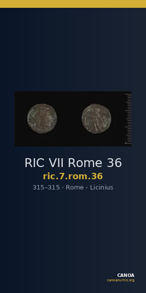 RIC VII Rome 36 — CANOA