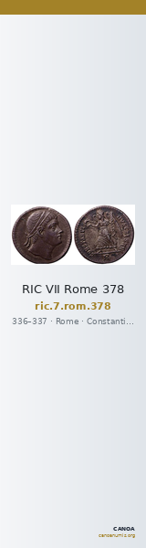 RIC VII Rome 378 — CANOA