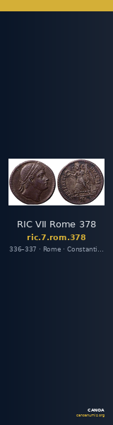 RIC VII Rome 378 — CANOA