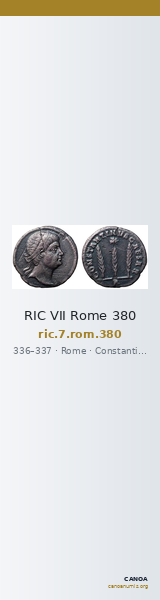 RIC VII Rome 380 — CANOA