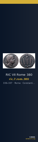 RIC VII Rome 380 — CANOA