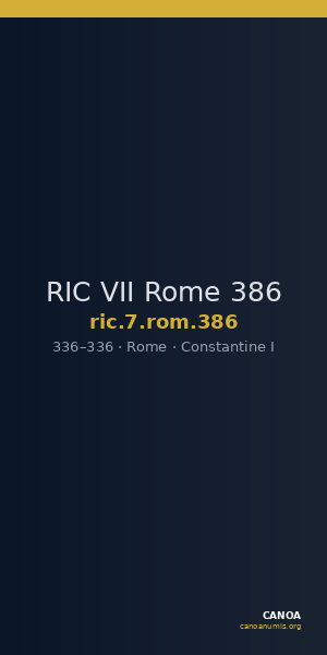 RIC VII Rome 386 — CANOA