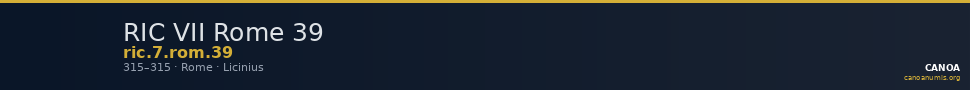 RIC VII Rome 39 — CANOA