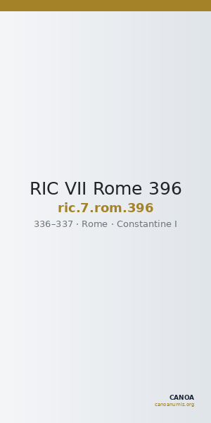RIC VII Rome 396 — CANOA