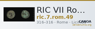 RIC VII Rome 49 — CANOA