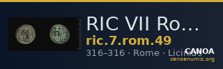 RIC VII Rome 49 — CANOA