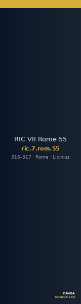 RIC VII Rome 55 — CANOA