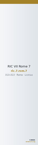 RIC VII Rome 7 — CANOA