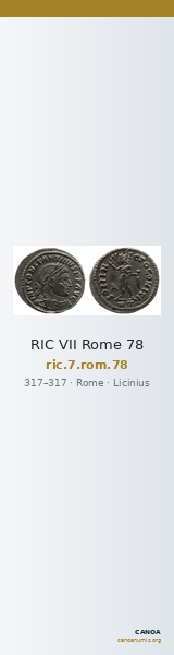 RIC VII Rome 78 — CANOA