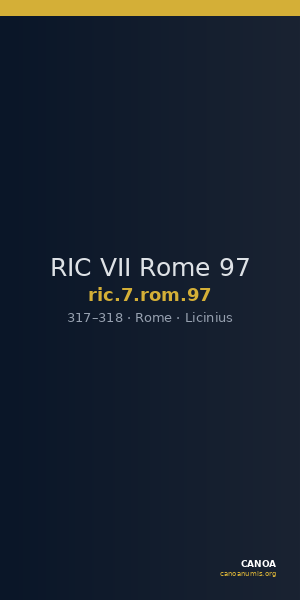 RIC VII Rome 97 — CANOA