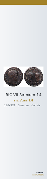 RIC VII Sirmium 14 — CANOA