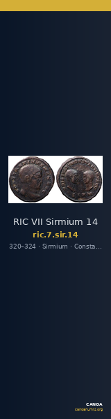 RIC VII Sirmium 14 — CANOA