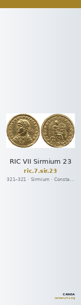 RIC VII Sirmium 23 — CANOA