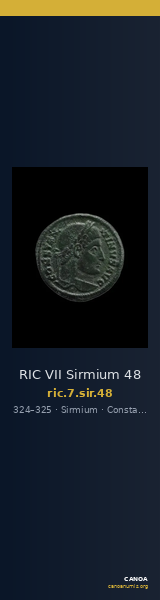 RIC VII Sirmium 48 — CANOA