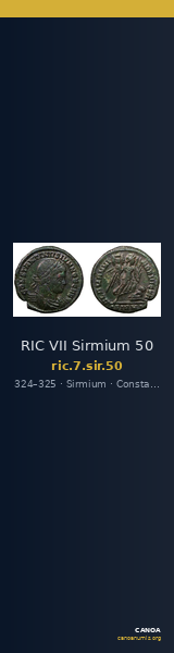 RIC VII Sirmium 50 — CANOA