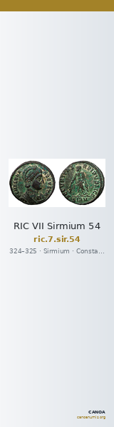 RIC VII Sirmium 54 — CANOA