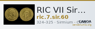 RIC VII Sirmium 60 — CANOA