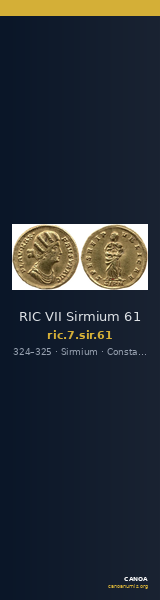 RIC VII Sirmium 61 — CANOA