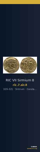 RIC VII Sirmium 8 — CANOA