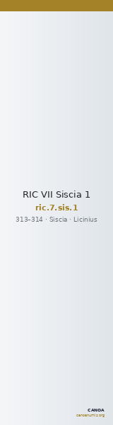 RIC VII Siscia 1 — CANOA