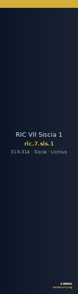 RIC VII Siscia 1 — CANOA
