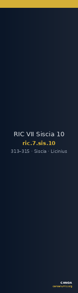 RIC VII Siscia 10 — CANOA
