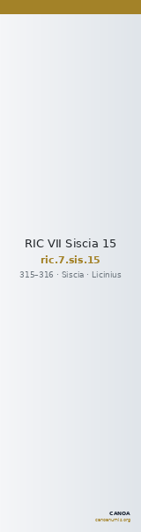 RIC VII Siscia 15 — CANOA