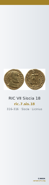 RIC VII Siscia 18 — CANOA