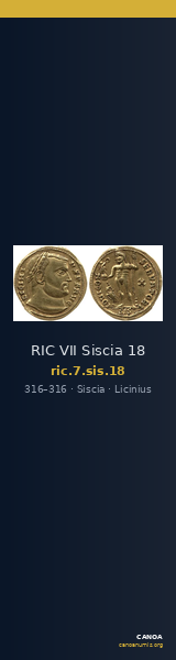 RIC VII Siscia 18 — CANOA