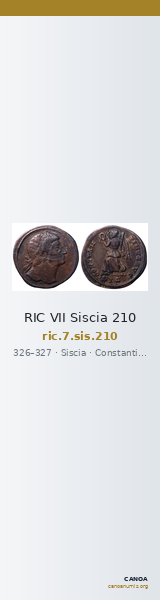RIC VII Siscia 210 — CANOA