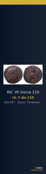 RIC VII Siscia 210 — CANOA
