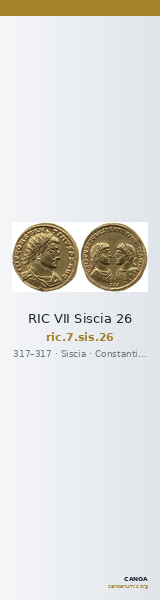 RIC VII Siscia 26 — CANOA
