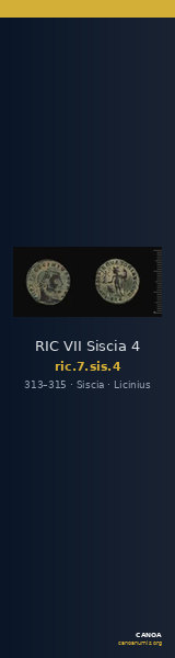 RIC VII Siscia 4 — CANOA