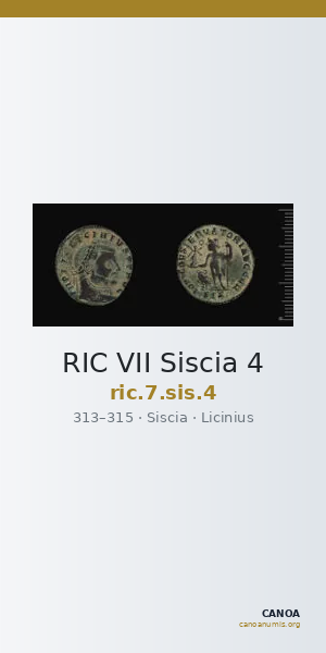 RIC VII Siscia 4 — CANOA