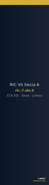 RIC VII Siscia 6 — CANOA