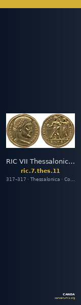 RIC VII Thessalonica 11 — CANOA