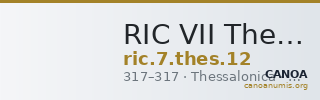 RIC VII Thessalonica 12 — CANOA