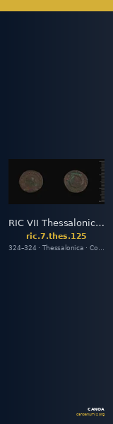 RIC VII Thessalonica 125 — CANOA