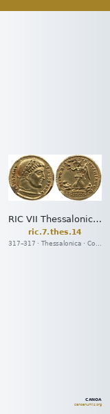 RIC VII Thessalonica 14 — CANOA