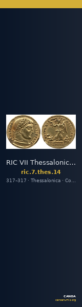 RIC VII Thessalonica 14 — CANOA