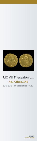 RIC VII Thessalonica 146 — CANOA