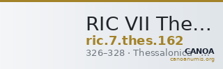 RIC VII Thessalonica 162 — CANOA