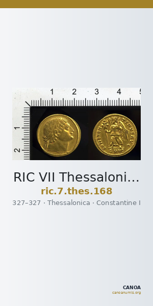 RIC VII Thessalonica 168 — CANOA