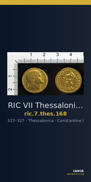 RIC VII Thessalonica 168 — CANOA