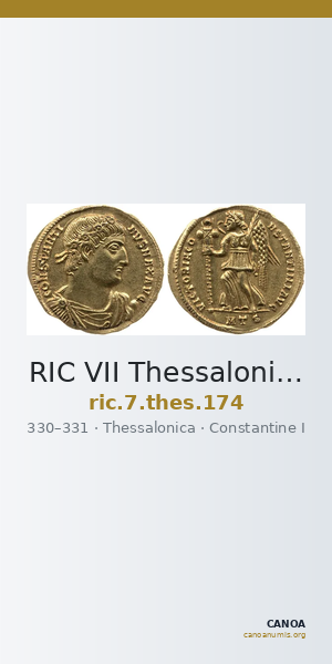 RIC VII Thessalonica 174 — CANOA